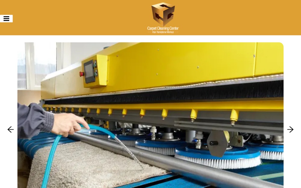 Carpet Halı Yıkama web sitesi ekran görüntüsü